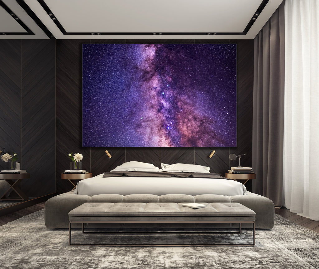 Night Sky Stars Wall Art, Galaxy Astrophotography, Canvas Metal Acrylic or Poster Print — product image 4