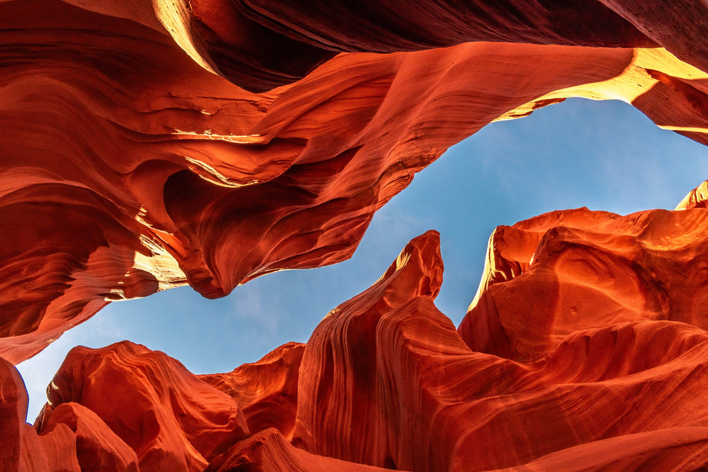 Antelope Canyon Wall Art, Arizona Slot Canyon Photography, Canvas Metal Acrylic or Poster — product image 5