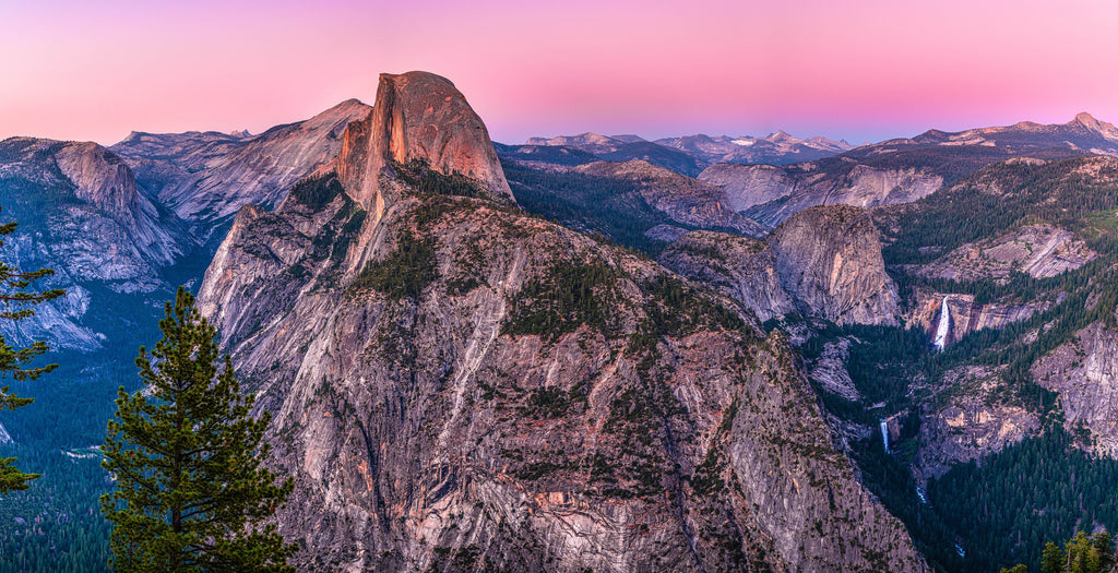 Yosemite National Park Panorama Wall Art, Mountain Landscape Canvas Metal Acrylic or Paper Print — product image 4