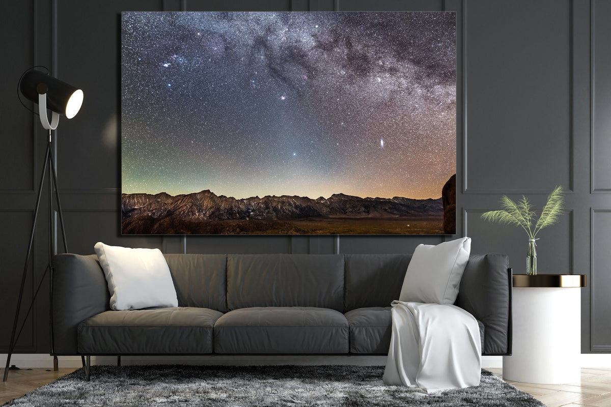 Milky Way Wall Art, Starry Night Sky Photography, Canvas, Metal, Acrylic & Poster — product image 3