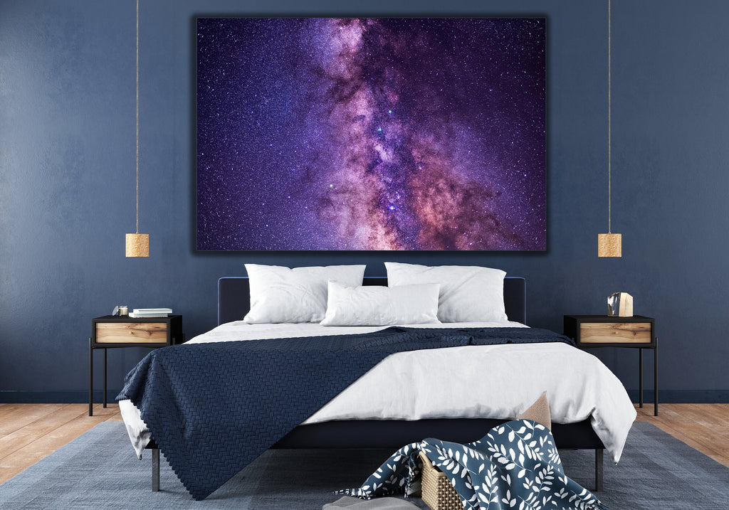 Night Sky Stars Wall Art, Galaxy Astrophotography, Canvas Metal Acrylic or Poster Print — product image 2