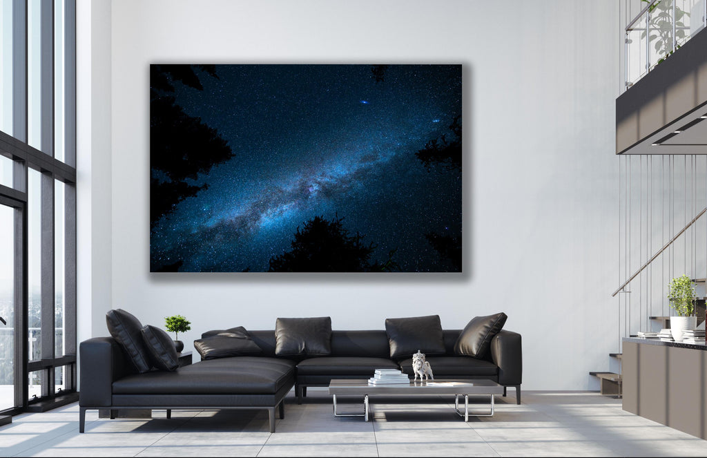 Milky Way Landscape Wall Art, Starry Night Photo, Canvas Metal Acrylic or Poster Print — product image 5