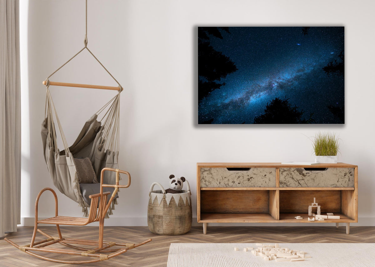 Milky Way Landscape Wall Art, Starry Night Photo, Canvas Metal Acrylic or Poster Print — product image 4