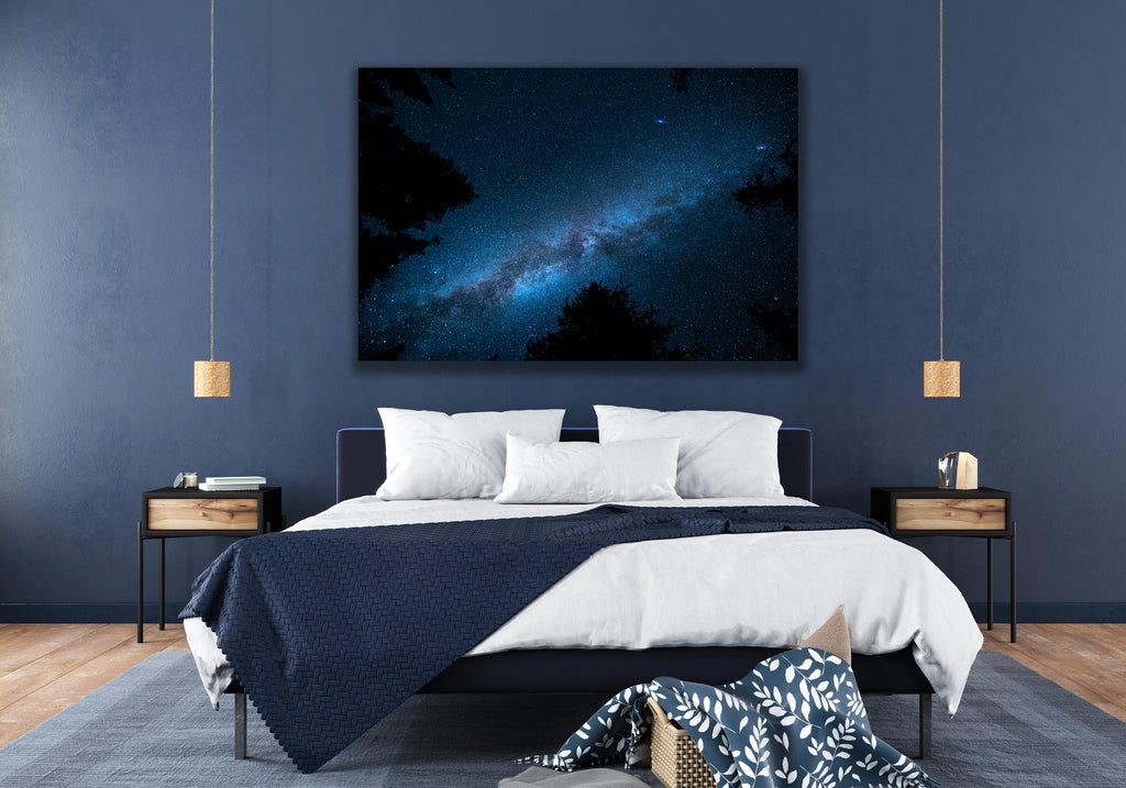 Milky Way Landscape Wall Art, Starry Night Photo, Canvas Metal Acrylic or Poster Print — product image 2
