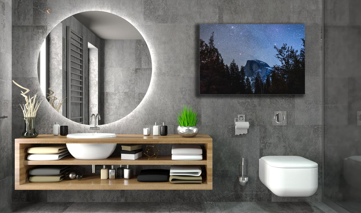 Yosemite Milky Way Wall Art, Half Dome Night Sky, Canvas Metal Acrylic or Poster — product image 6