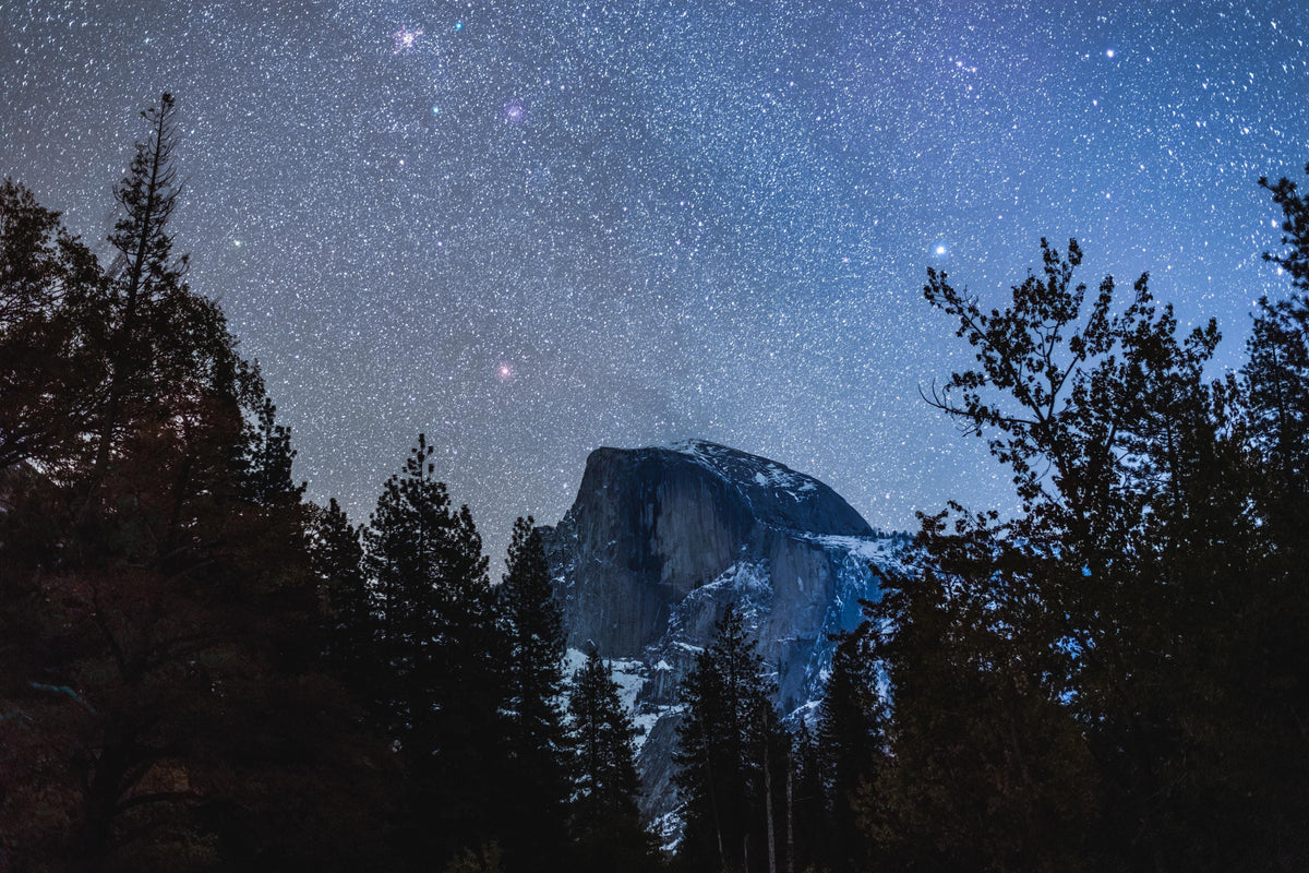 Yosemite Milky Way Wall Art, Half Dome Night Sky, Canvas Metal Acrylic or Poster — product image 2