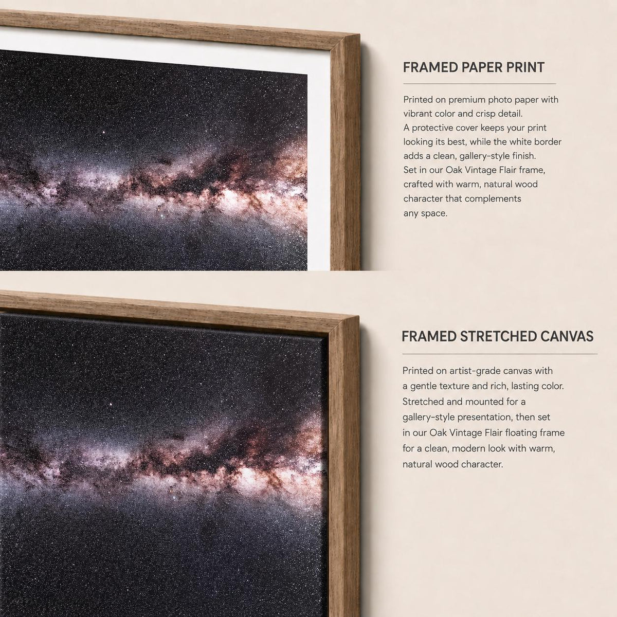 Milky Way Wall Art, Night Sky Astrophotography Print, Canvas & Framed Print — product image 5