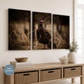 Wild Turkey Multi-Panel Canvas Print, Wildlife Photography Wall Art — printed photography wall art