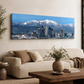 Los Angeles Panoramic Canvas Wall Art, Downtown LA Skyline Photography, San Gabriel Mountains — product image 8